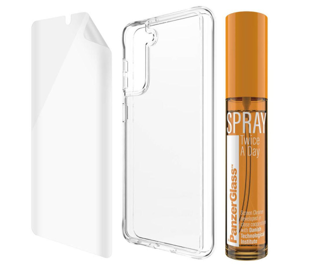 PanzerGlass Zestaw ochronny Panzerglass (szkło + etui + spray) do Samsun - 1460902 - zdjęcie
